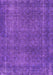 Abstract Purple Contemporary Rug, con2230pur