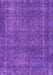 Machine Washable Abstract Purple Contemporary Area Rugs, wshcon2230pur