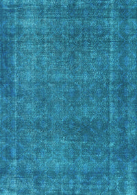 Abstract Light Blue Contemporary Rug, con2230lblu