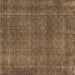 Square Abstract Brown Contemporary Rug, con2230brn