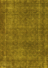 Abstract Yellow Contemporary Rug, con2230yw