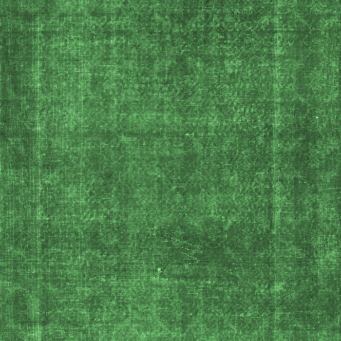 Machine Washable Abstract Emerald Green Contemporary Area Rugs, wshcon2230emgrn