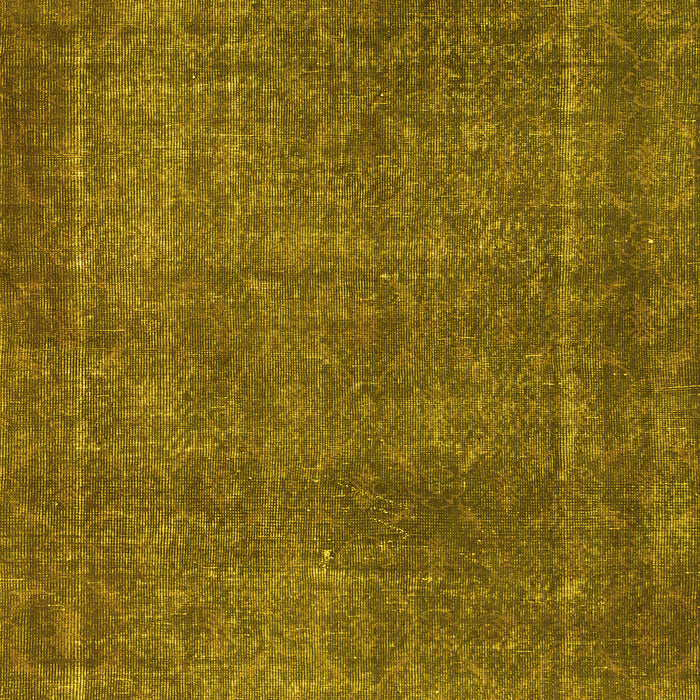 Machine Washable Abstract Yellow Contemporary Rug, wshcon2230yw