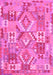 Southwestern Pink Country Rug, con2231pnk