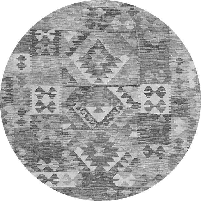 Square Southwestern Gray Country Rug, con2231gry