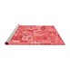 Country Red Washable Rugs