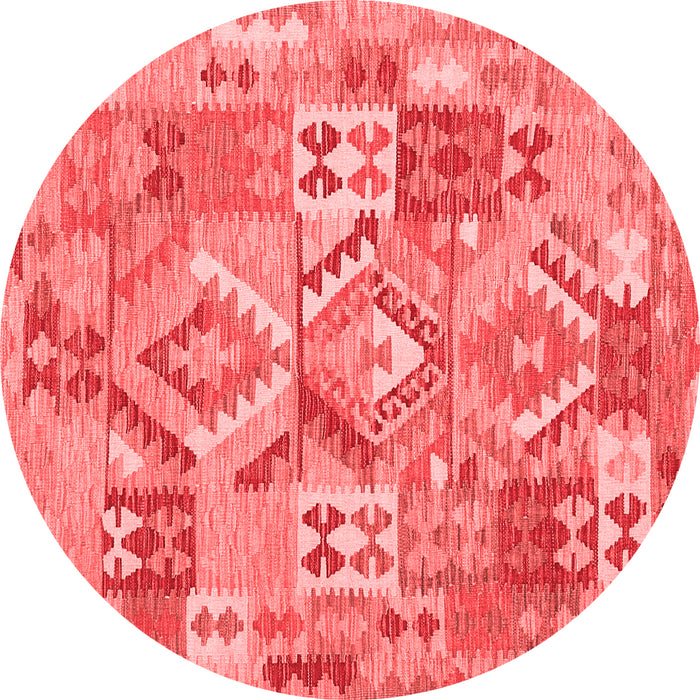 Machine Washable Southwestern Red Country Rug, wshcon2231red