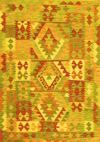 Southwestern Yellow Country Rug, con2231yw