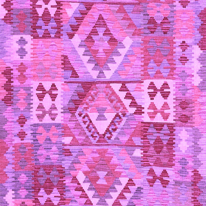 Machine Washable Southwestern Purple Country Area Rugs, wshcon2231pur