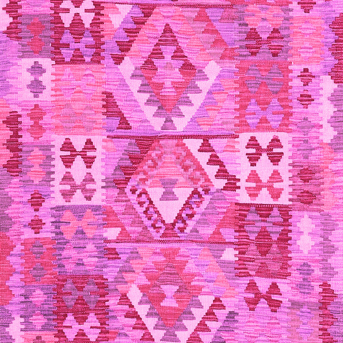Machine Washable Southwestern Pink Country Rug, wshcon2231pnk