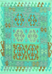 Southwestern Turquoise Country Rug, con2232turq