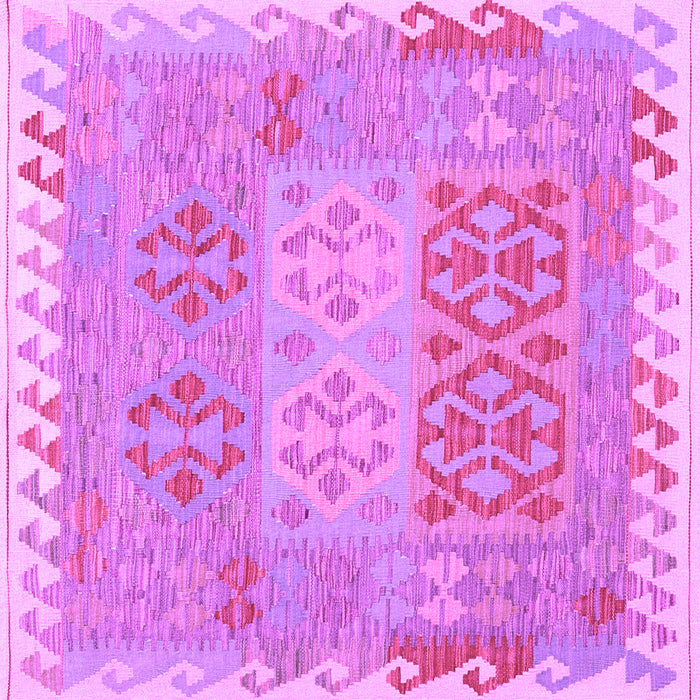 Square Southwestern Purple Country Rug, con2232pur