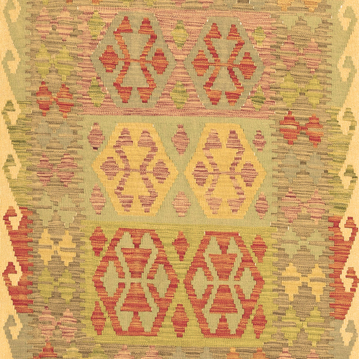 Machine Washable Southwestern Brown Country Rug, wshcon2232brn
