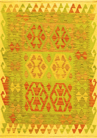 Southwestern Yellow Country Rug, con2232yw