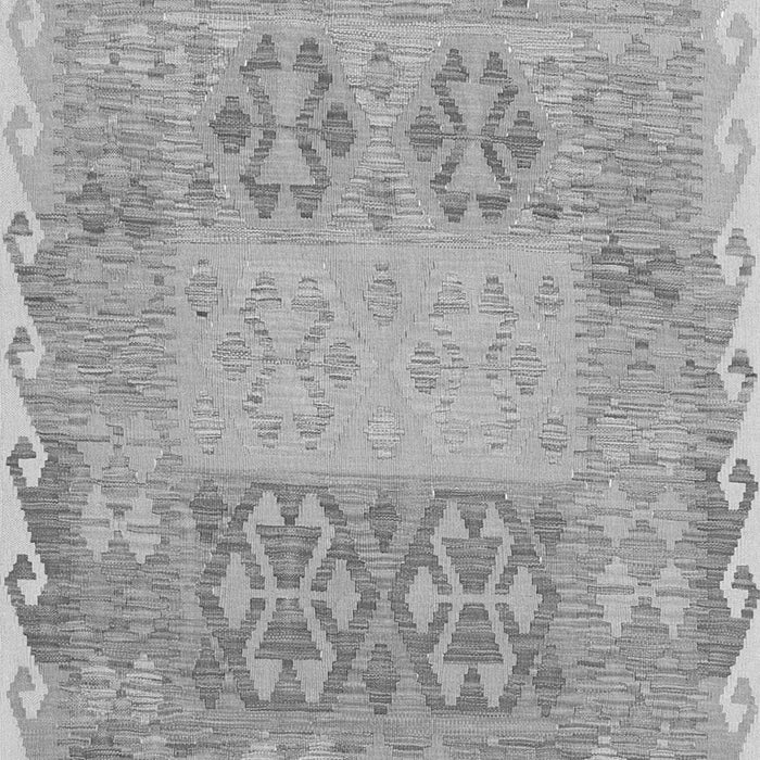 Serging Thickness of Machine Washable Southwestern Gray Country Rug, wshcon2232gry