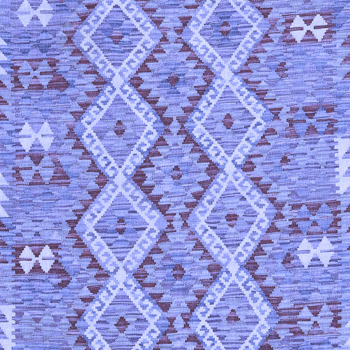 Machine Washable Southwestern Blue Country Rug, wshcon2233blu