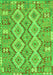 Southwestern Green Country Rug, con2233grn