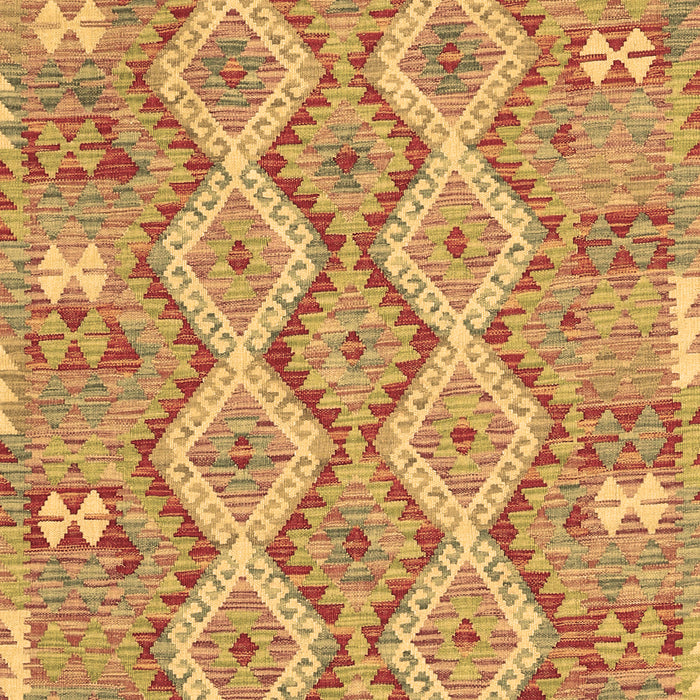 Machine Washable Southwestern Brown Country Rug, wshcon2233brn