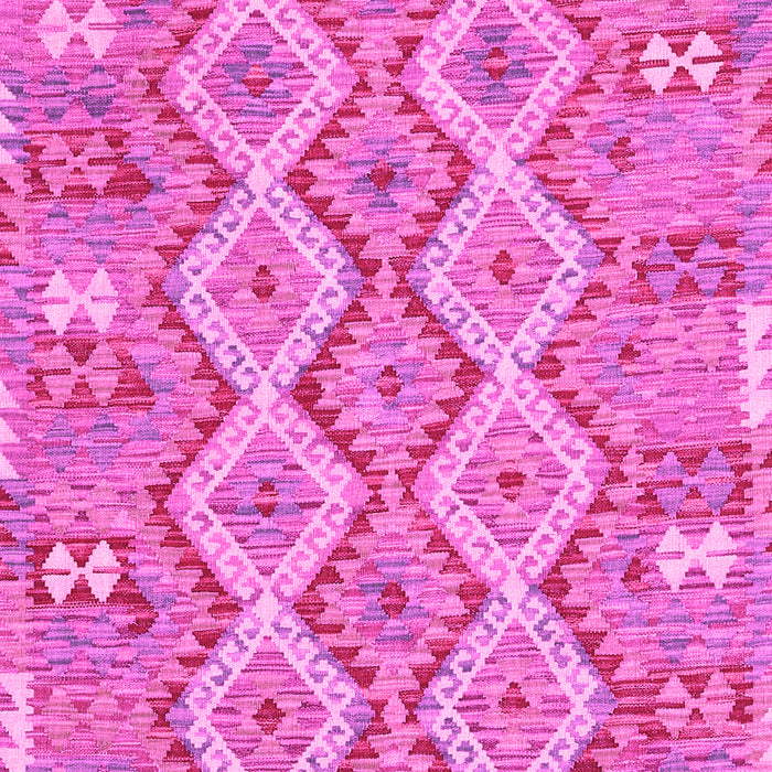 Machine Washable Southwestern Pink Country Rug, wshcon2233pnk