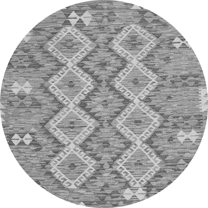 Square Southwestern Gray Country Rug, con2233gry
