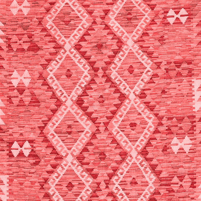 Machine Washable Southwestern Red Country Rug, wshcon2233red