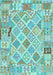 Machine Washable Abstract Light Blue Contemporary Rug, wshcon2234lblu