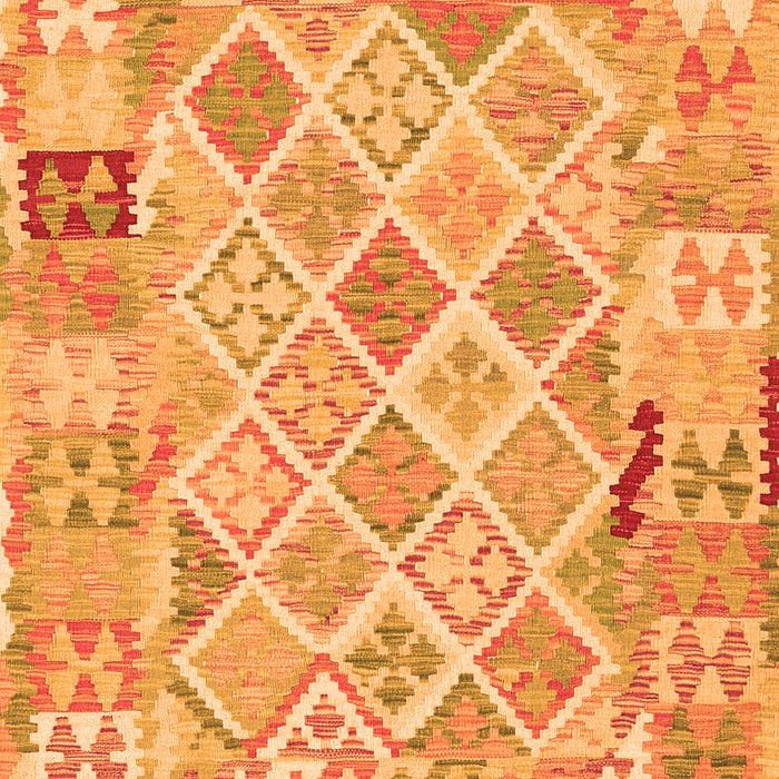 Serging Thickness of Machine Washable Abstract Orange Contemporary Area Rugs, wshcon2234org