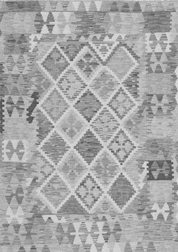 Abstract Gray Contemporary Rug, con2234gry