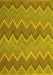 Southwestern Yellow Country Rug, con2235yw