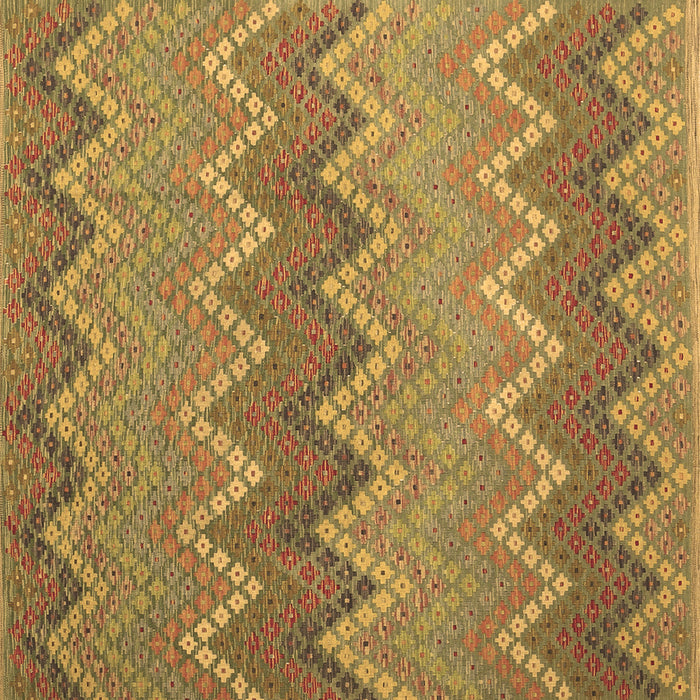 Square Machine Washable Southwestern Brown Country Rug, wshcon2235brn