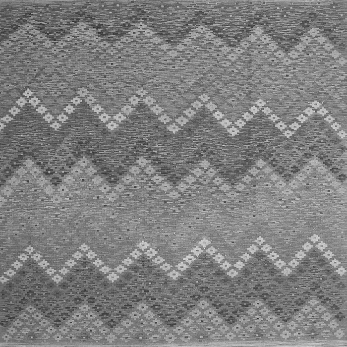 Round Machine Washable Southwestern Gray Country Rug, wshcon2235gry