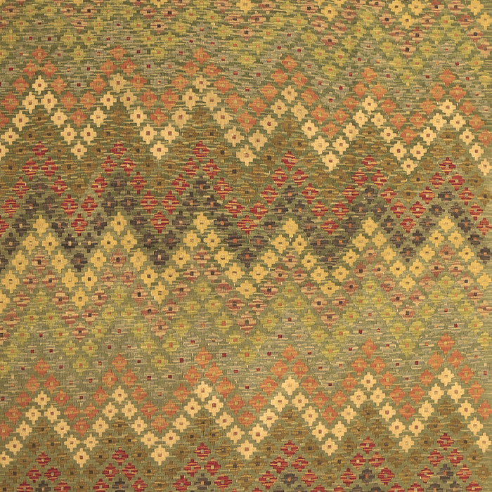 Machine Washable Southwestern Brown Country Rug, wshcon2235brn