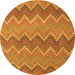 Square Southwestern Orange Country Rug, con2235org