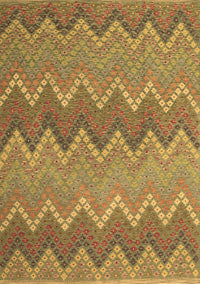 Southwestern Brown Country Rug, con2235brn