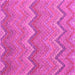 Square Machine Washable Southwestern Pink Country Rug, wshcon2236pnk