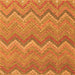 Serging Thickness of Southwestern Orange Country Rug, con2236org