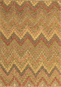 Southwestern Brown Country Rug, con2236brn