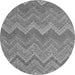 Square Southwestern Gray Country Rug, con2236gry