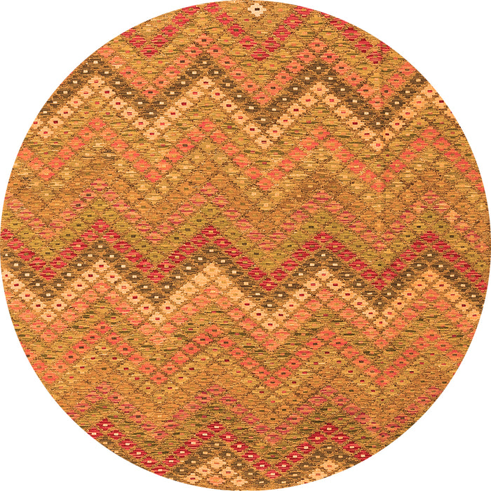 Square Southwestern Orange Country Rug, con2236org