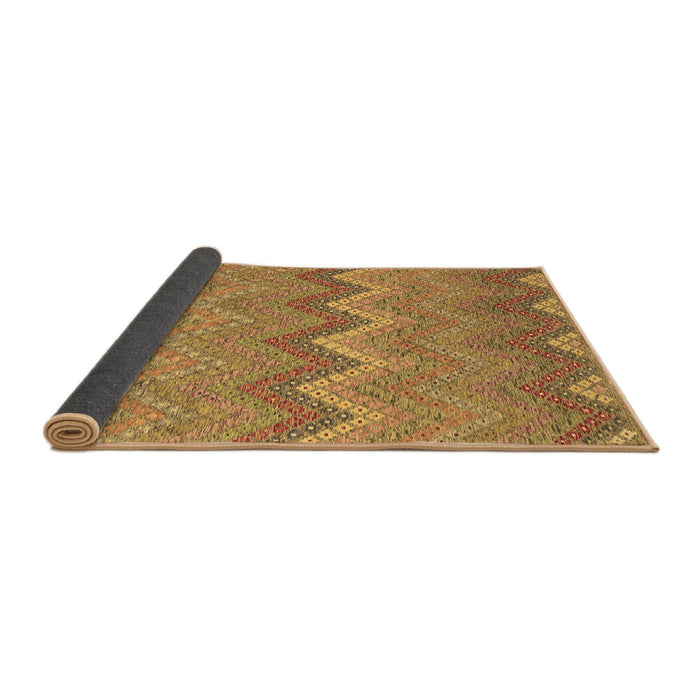 Sideview of Southwestern Brown Country Rug, con2236brn