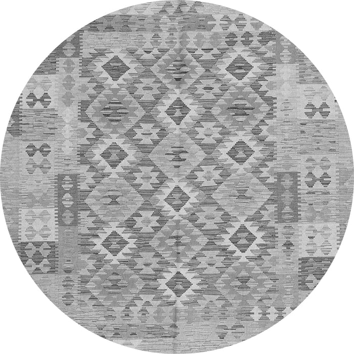 Square Southwestern Gray Country Rug, con2237gry