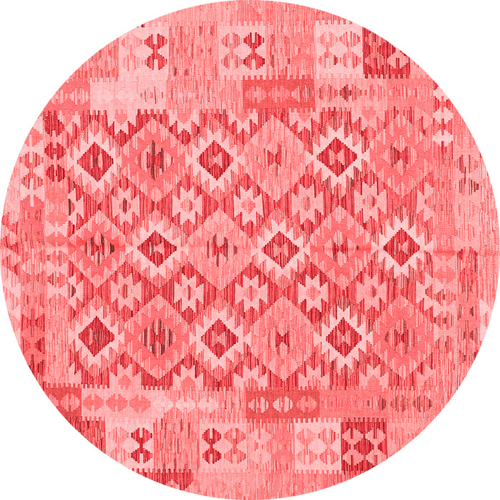 Machine Washable Southwestern Red Country Rug, wshcon2237red