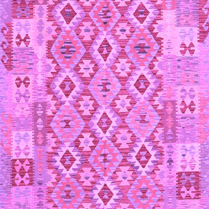 Machine Washable Southwestern Purple Country Area Rugs, wshcon2237pur