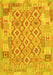 Southwestern Yellow Country Rug, con2237yw