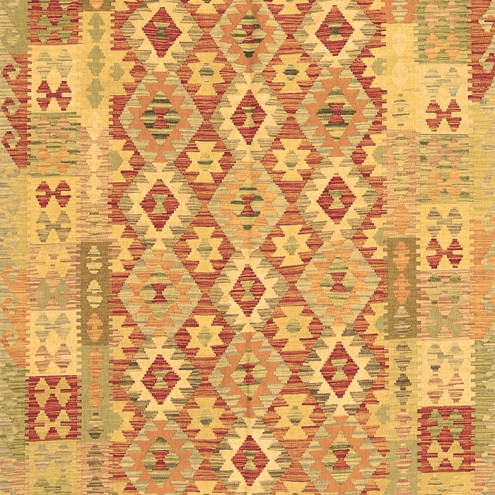 Machine Washable Southwestern Brown Country Rug, wshcon2237brn