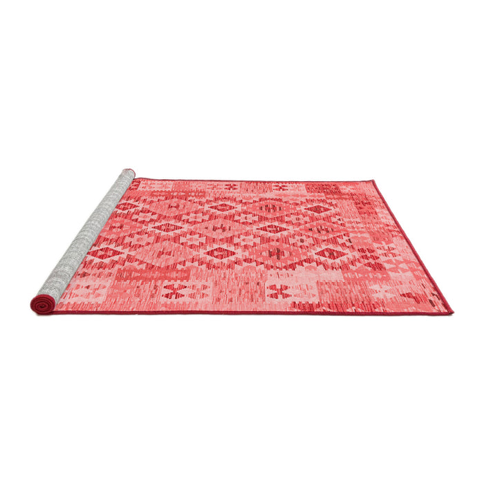 Country Red Washable Rugs