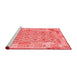 Country Red Washable Rugs