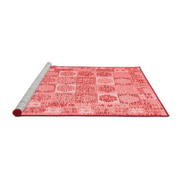 Country Red Washable Rugs