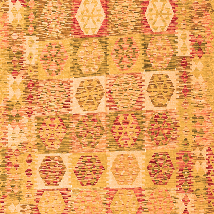 Serging Thickness of Machine Washable Southwestern Orange Country Area Rugs, wshcon2238org