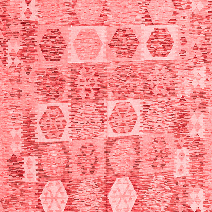 Machine Washable Southwestern Red Country Rug, wshcon2238red